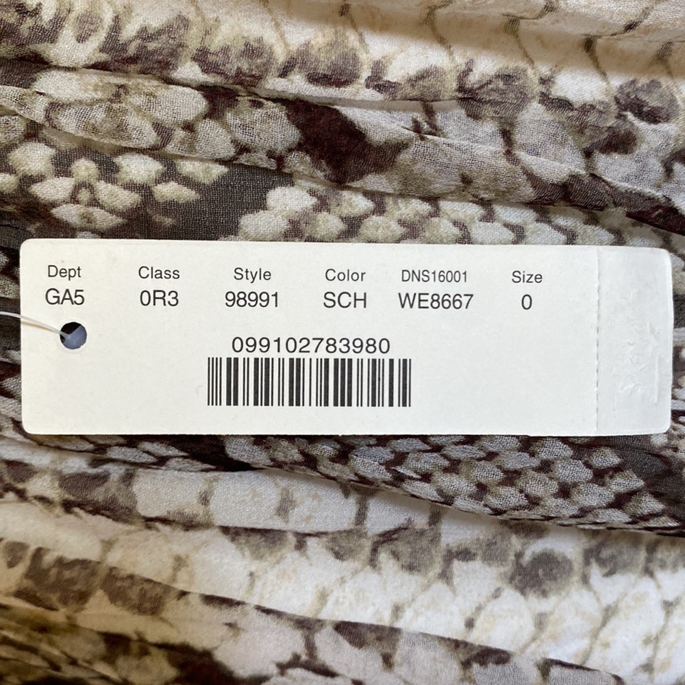 J Crew Collection Silk Snakeskin Print Maxi Skirt-Tags On! - Picture 6 of 9